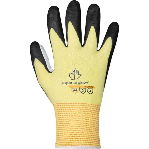 Cut & Puncture Resistant Gloves; Style: Knit ; Coating Material: Foam Nitrile ; Coating Coverage: Palm & Fingers ; Glove Type: Cut, Puncture & Abrasion-Resistant ; ANSI/ISEA Cut Resistance Level: A4 ; Primary Material: ParaActiv Cut & Puncture Resistant Gloves; Style: Knit ; Coating Material: Foam Nitrile ; Coating Coverage: Palm & Fingers ; Glove Type: Cut, Puncture & Abrasion-Resistant ; ANSI/ISEA Cut Resistance Level: A4 ; Primary Material: ParaActiv