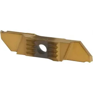 NTK 7902809 Cutoff Insert: CTPW25FLK ZM3, Carbide, 2.5 mm Cutting Width Titanium Nitride