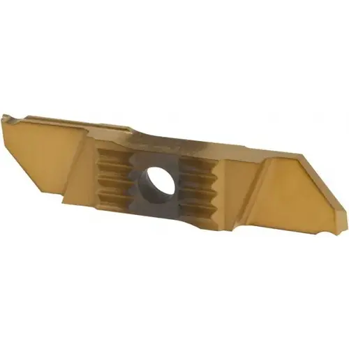 Cutoff Insert: CTPW25FLK ZM3, Carbide, 2.5 mm Cutting Width Titanium Nitride