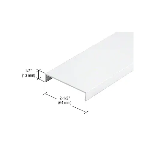 Face Cap, White KYNAR Paint - 24'-2" Face Cap, White KYNAR Paint - 24'-2"