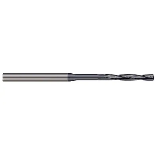 Chucking Reamer: 3/16" Dia, 4" OAL, 1" Flute Length, Straight-Cylindrical Shank, Solid Carbide AlTiN Chucking Reamer: 3/16" Dia, 4" OAL, 1" Flute Length, Straight-Cylindrical Shank, Solid Carbide AlTiN