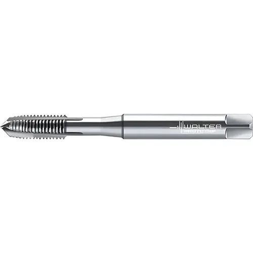 Spiral Point Tap: M10x1.5 Metric, 3 Flutes, Plug Chamfer, 6H Class of Fit, High-Speed Steel-E, Bright/Uncoated