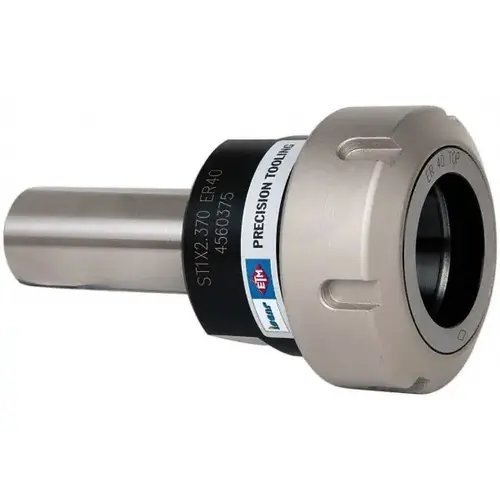 Collet Chuck: 0.125 to 1.025" Capacity, ER Collet, 1" Shank Dia, Straight Shank Collet Chuck: 0.125 to 1.025" Capacity, ER Collet, 1" Shank Dia, Straight Shank