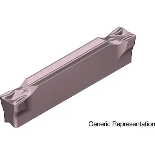 Grooving Insert: GCM4008MG AC530U, Solid Carbide AlCrN Grooving Insert: GCM4008MG AC530U, Solid Carbide AlCrN
