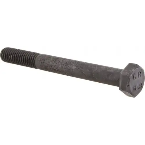 Hex Head Cap Screw: M8 x 1.25 x 75 mm, Grade 10.9 Steel, Uncoated Hex Head Cap Screw: M8 x 1.25 x 75 mm, Grade 10.9 Steel, Uncoated