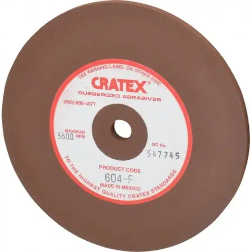 Surface Grinding Wheel: 6" Dia, 1/4" Thick, 1/2" Hole Surface Grinding Wheel: 6" Dia, 1/4" Thick, 1/2" Hole