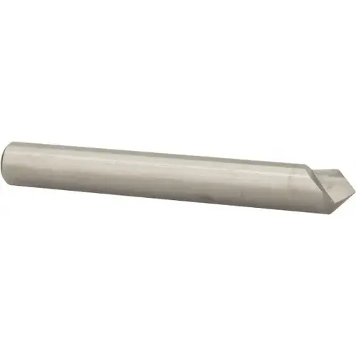 Countersink: 1/4" Head Dia, 90 degree Included Angle, 1 Flute, Carbide