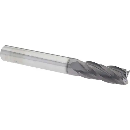 Square End Mill: 4 Flutes, Solid Carbide TiAlN Square End Mill: 4 Flutes, Solid Carbide TiAlN