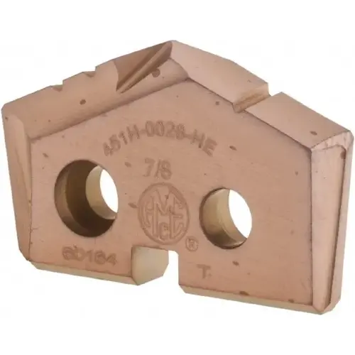 Spade Drill Insert: 7/8" Dia, Seat Size 1, Cobalt, 132 degree Point AM200 Spade Drill Insert: 7/8" Dia, Seat Size 1, Cobalt, 132 degree Point AM200