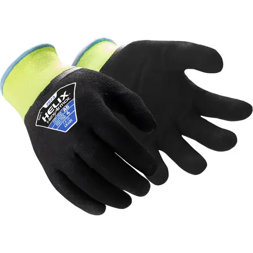 Puncture-Resistant Gloves: Size X-Large, ANSI Cut N/A, ANSI Puncture 4, Sandy Nitrile,