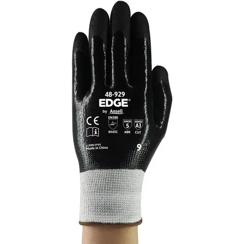 Cut & Puncture Resistant Gloves; Style: Knit ; Coating Material: Nitrile ; Coating Coverage: Full ; Glove Type: Abrasion Resistant; Cut & Puncture-Resistant; Water Repellent ; Primary Material: Nitrile ; ANSI/ISEA Abrasion Resistance Level: 5