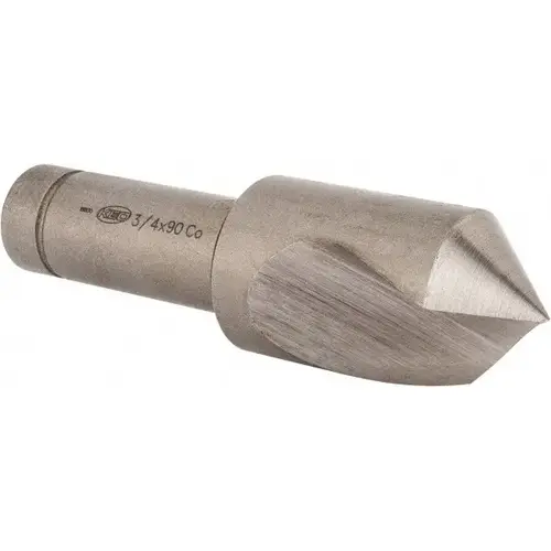 Countersink: 3/4" Head Dia, 90 degree Included Angle, 1 Flute, Cobalt Steel Countersink: 3/4" Head Dia, 90 degree Included Angle, 1 Flute, Cobalt Steel