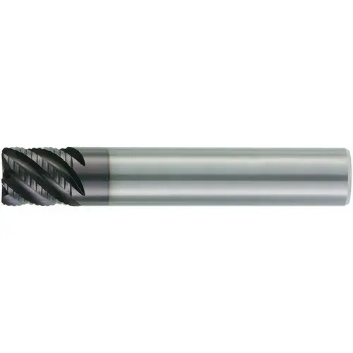 Corner Radius End Mill: 3/8" Dia, 1/2" LOC, 0.0300" Radius, 4 Flute, Solid Carbide WS15PE