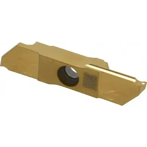 Cutoff Insert: CTPW25FL ZM3, Carbide, 2.5 mm Cutting Width Titanium Nitride