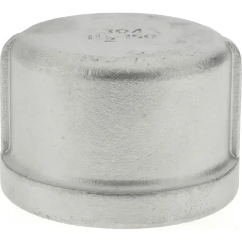 Pipe End Cap: 1-1/2" Fitting, 304 Stainless Steel Pipe End Cap: 1-1/2" Fitting, 304 Stainless Steel
