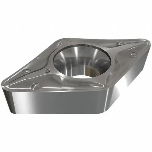 Turning Insert: DCMT2-1-PF IC830, Solid Carbide TiAlN/AlTiN/TiN