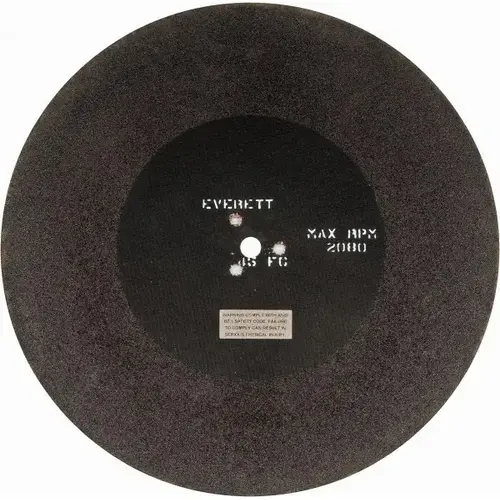 Cut-Off Wheel: 26" Dia, 7/32" Thick, 1" Hole, Aluminum Oxide