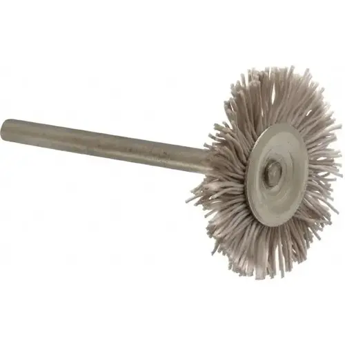 Wheel Brush: 1" Wheel Dia Wheel Brush: 1" Wheel Dia