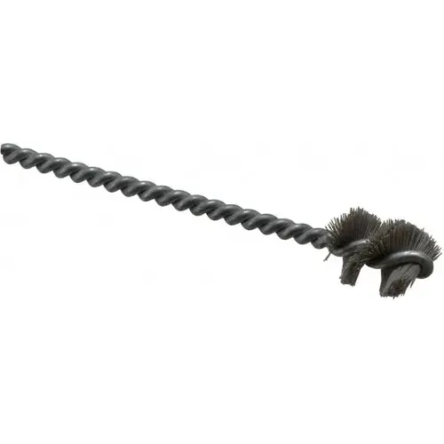 Power Tube Brush: 0.765" Dia, Helical, Nylon Power Tube Brush: 0.765" Dia, Helical, Nylon