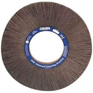 Osborn 4065200 Wheel Brush: 12" Wheel Dia, Crimped