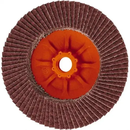 Flap Disc: 5/8-11 Hole, 40 Grit, Zirconia Alumina, Type 27 - pack of 10 Flap Disc: 5/8-11 Hole, 40 Grit, Zirconia Alumina, Type 27 - pack of 10