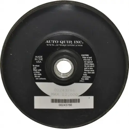 Disc Backing Pad: Hook & Loop