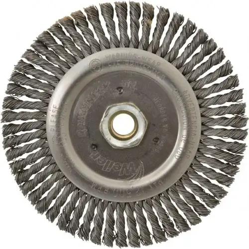 Wheel Brush: 6" Wheel Dia, Knotted - pack of 300 Wheel Brush: 6" Wheel Dia, Knotted - pack of 300