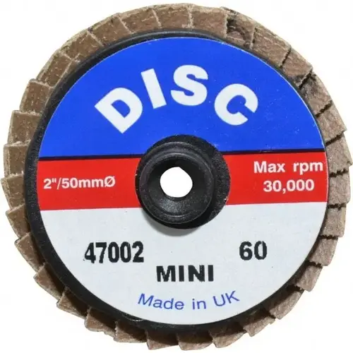 Flap Disc: 60 Grit, Zirconia Alumina, Type 27