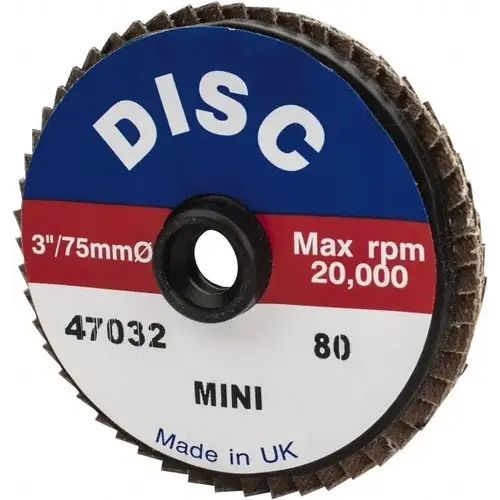 Flap Disc: 80 Grit, Zirconia Alumina, Type 27