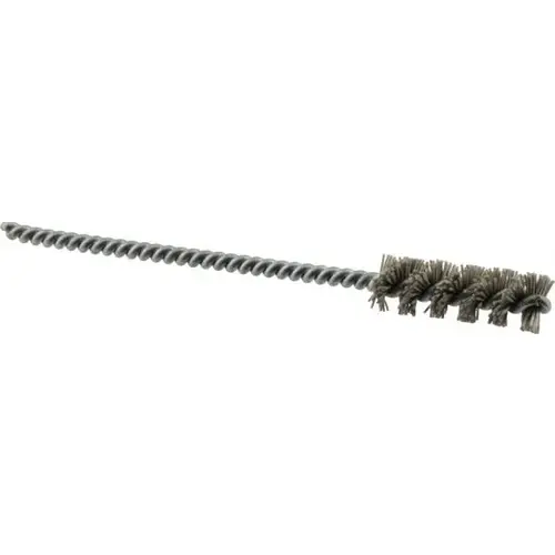 Power Tube Brush: 0.413" Dia, Helical, Nylon