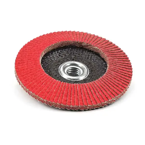 Flap Disc: 4-1/2" Dia, 5/8-11 Hole, 60 Grit, Ceramic, Type 29 - pack of 10 Flap Disc: 4-1/2" Dia, 5/8-11 Hole, 60 Grit, Ceramic, Type 29 - pack of 10