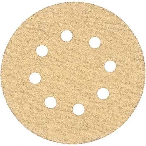 Hook & Loop Disc: 5" Disc Dia, 80 Grit, Coated, Aluminum Oxide - pack of 100