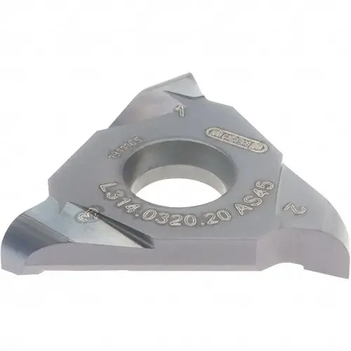 Milling Insert: AS45, Solid Carbide - pack of 10 Milling Insert: AS45, Solid Carbide - pack of 10