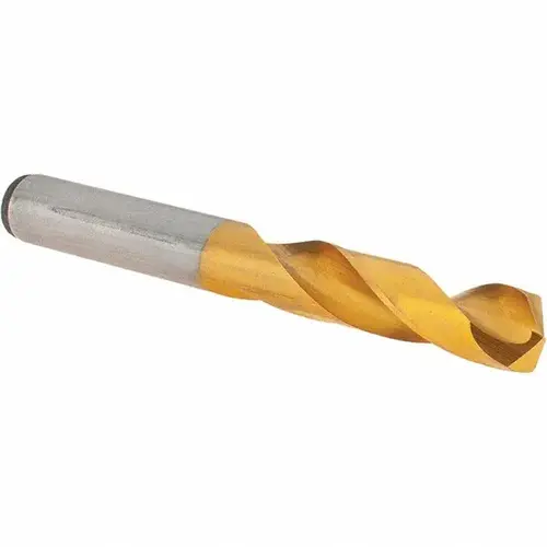 Screw Machine Length Drill Bit: 0.3594" Dia, 135 degree, Cobalt TiN Screw Machine Length Drill Bit: 0.3594" Dia, 135 degree, Cobalt TiN