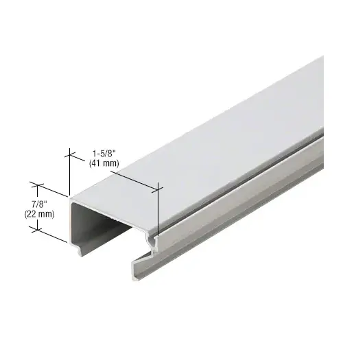 Horizontal Glass Stop for 4" Mullions, Clear Anodized - 24'-2" Horizontal Glass Stop for 4" Mullions, Clear Anodized - 24'-2"