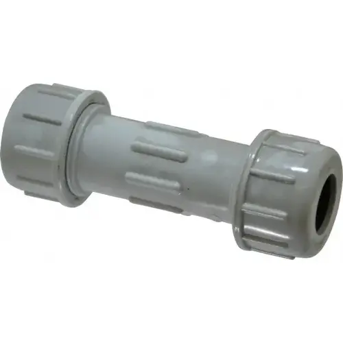 1/2" Pipe, PVC Compression Pipe Coupling 1/2" Pipe, PVC Compression Pipe Coupling