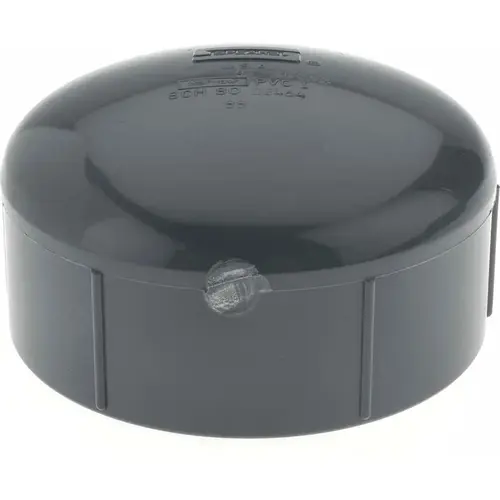 4" PVC Plastic Pipe End Cap 4" PVC Plastic Pipe End Cap
