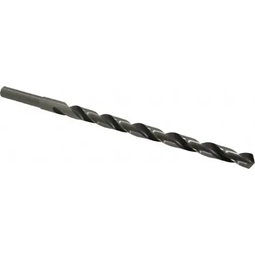 Reduced Shank Drill Bit: 9/16 inch Dia, 1/2 inch Shank Dia, 118 0, High Speed Steel Coated