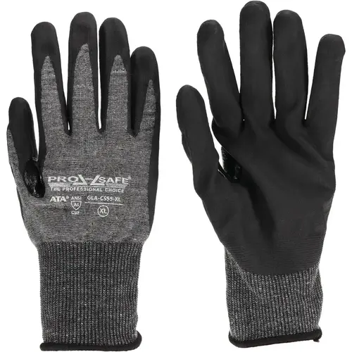 Cut & Abrasion-Resistant Gloves: Size XL, ANSI Cut A5, Micro-Foam Nitrile, ATA & HPPE Cut & Abrasion-Resistant Gloves: Size XL, ANSI Cut A5, Micro-Foam Nitrile, ATA & HPPE