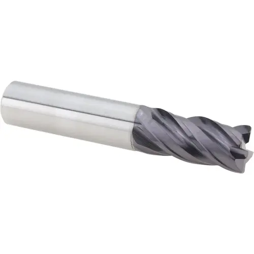 Corner Radius End Mill: 5/8" Dia, 1-1/4" LOC, 0.0400" Radius, 4 Flute, Solid Carbide Corner Radius End Mill: 5/8" Dia, 1-1/4" LOC, 0.0400" Radius, 4 Flute, Solid Carbide