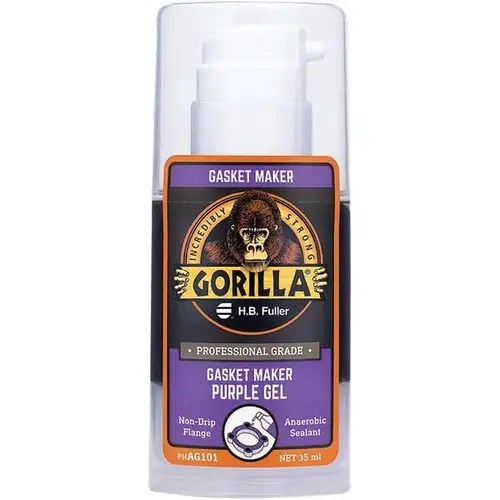 Elastic Sealant: 35 mL Pump Bottle, Purple, Anerobic