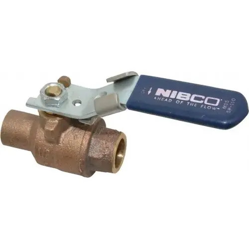 Standard Manual Ball Valve: 1/2" Pipe, Full Port Standard Manual Ball Valve: 1/2" Pipe, Full Port