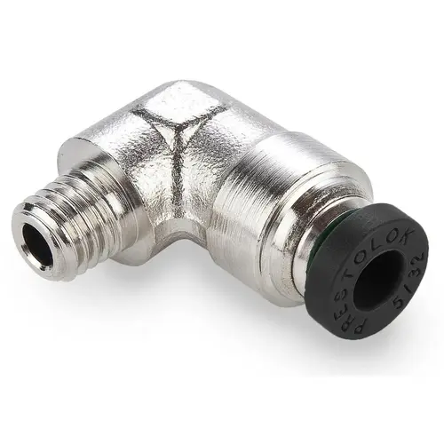 Push-To-Connect Tube to Male Tube Fitting: 90 degree Male Elbow, 1/4" Thread, 5/32" OD