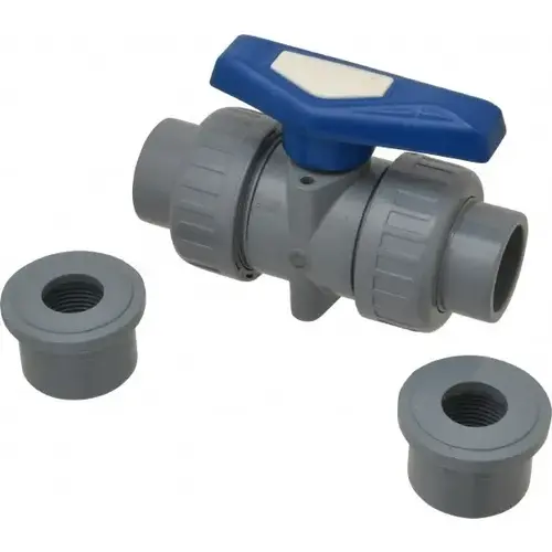 True Union Manual Ball Valve: 1" Pipe, Full Port