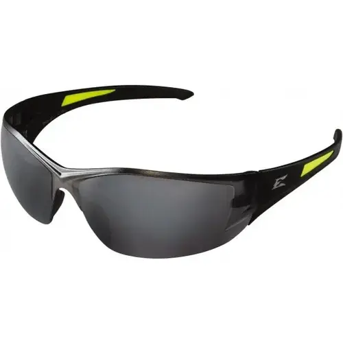 Safety Glass: Scratch-Resistant, Polycarbonate, Silver Lenses, Frameless, UV Protection