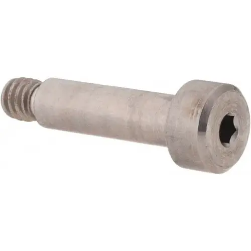 Shoulder Screw: 3/16" Shoulder Dia, 5/8" Shoulder Length, #8-32, 316 Stainless Steel, Hex Socket Shoulder Screw: 3/16" Shoulder Dia, 5/8" Shoulder Length, #8-32, 316 Stainless Steel, Hex Socket
