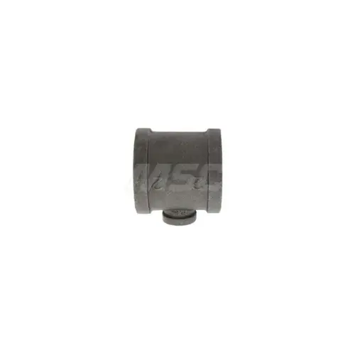 Size 2 x 2 x 1/2", Class 150, Malleable Iron Black Pipe Reducing Tee