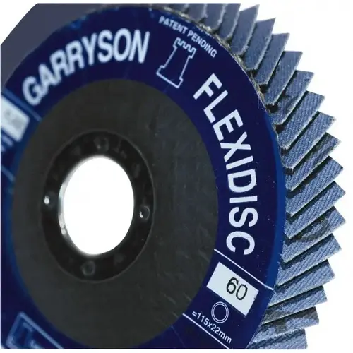 Flap Disc: 7/8" Hole, 36 Grit, Zirconia Alumina
