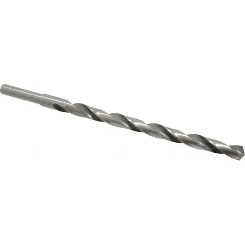 Reduced Shank Drill Bit: 39/64 inch Dia, 1/2 inch Shank Dia, 118 0, High Speed Steel Coated Reduced Shank Drill Bit: 39/64 inch Dia, 1/2 inch Shank Dia, 118 0, High Speed Steel Coated