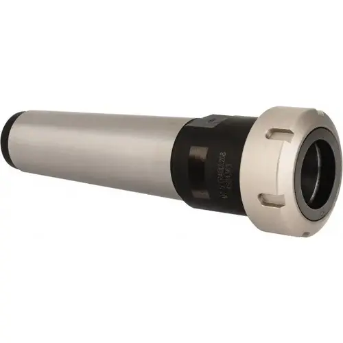 Collet Chuck: 0.75" Capacity, ER Collet, Taper Shank
